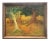 Vintage Landscape Painting Primitive Folk Art For Sale