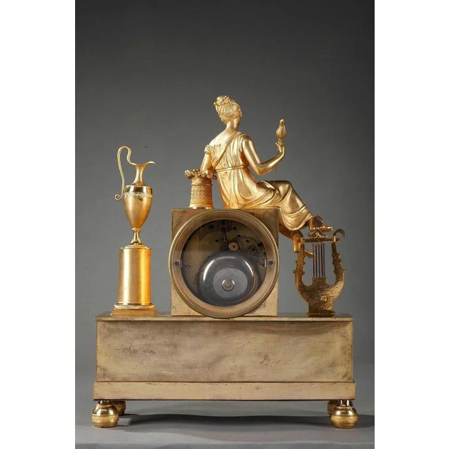Empire Pendulum The Spinner Clock by Rossel in Rouen For Sale - Image 11 of 15
