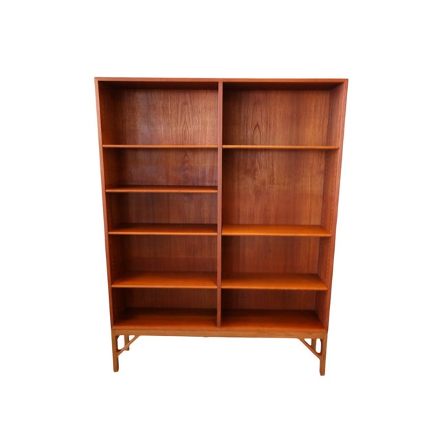 Vintage Teak Bookcase by Børge Mogensen for FDB Møbler, 1960s For Sale - Image 12 of 12