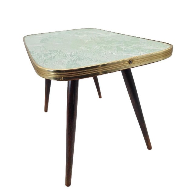 Mid-Century Modern Coffee or Side Table with Laminated Top, 1960s For Sale - Image 10 of 10