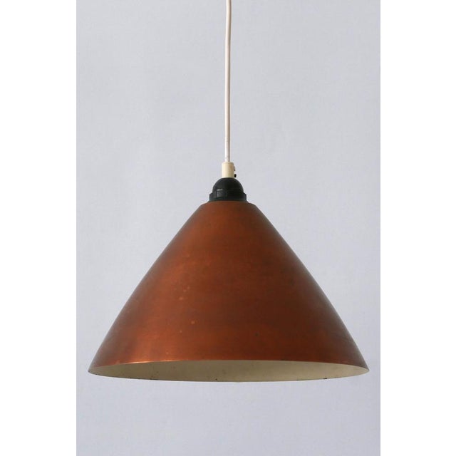 Copper Mid-Century Modern Scandinavian Copper Pendant Lamp, 1960s For Sale - Image 8 of 18