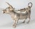 We are selling this nice little silver German cow form creamer. This silver cow is marked 800 silver with German...