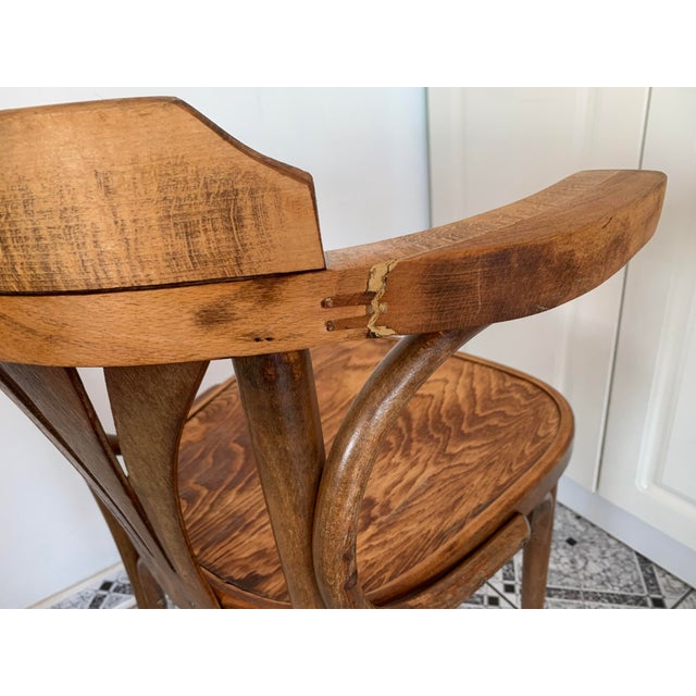 Bentwood Bistro Armchair, 1950s For Sale - Image 14 of 18
