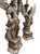 Coffee Pair of 18th Century Italian Carved and Polychrome Angel Candlesticks For Sale - Image 8 of 18