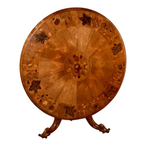 19th Century English Inlaid Tilt-Top Table