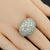 Contemporary Vintage 8-Carat Diamond Platinum Dome Ring - Size 7 For Sale - Image 3 of 9