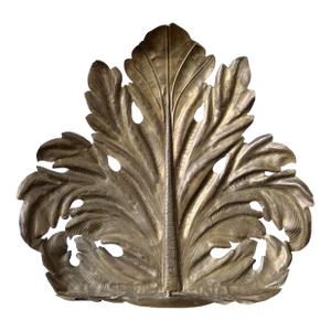1970s Large Italian Brass Candle Sconce Casagrande