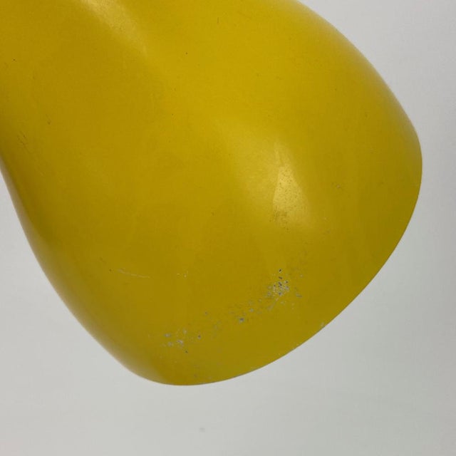 1970s Yellow Desk Lamp by Josef Hurka for Napako, Czechoslovakia, 1960s For Sale - Image 5 of 8