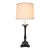 French Empire, Bronze Dual-Light Classical Table Lamp For Sale