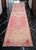 1970s Runner Turkish Hand-Knotted Rug Pink Hallway Decor For Sale - Image 4 of 12