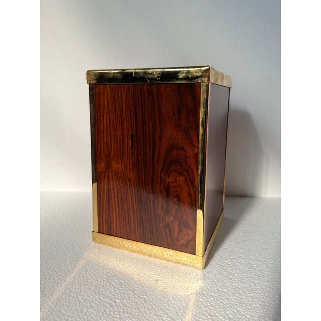 1990s Vintage Umbrella Stand in Briar Wood with Gilt Finishes, 1990s For Sale - Image 5 of 7