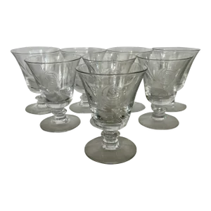 1950s Vintage Fostoria Cordial Glasses - Set of 8