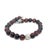 1990s 1990s David Yurman Tiger Eye Carved Ball Bracelet 8" 8 mm Sterling Silver Estate For Sale - Image 5 of 6