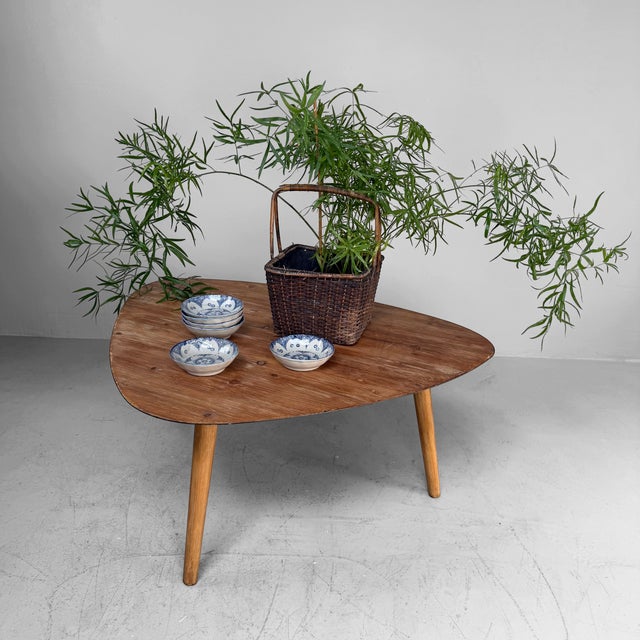 Vintage Wooden Coffee Table, 2000s For Sale - Image 4 of 9