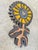Ceramic Flower Wall Sculpture by Elisabeth Vandeweghe for Perignem, 1960s For Sale - Image 3 of 12