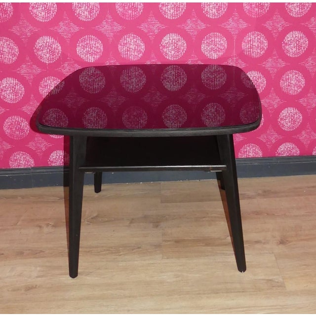 Vintage Coffee Table with Glass Top For Sale - Image 4 of 16