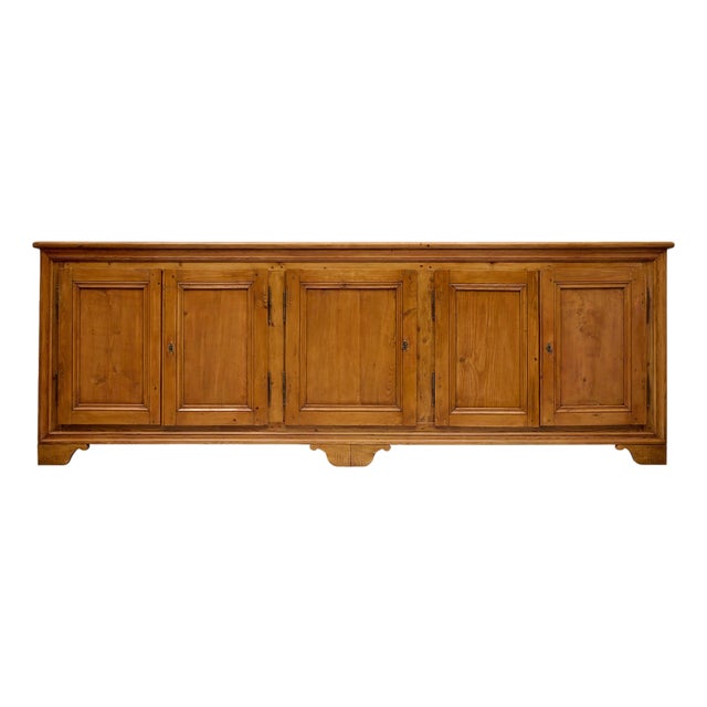 Louis Philippe French Antique Buffet, Solid Wood, Circa 1880 For Sale