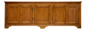 Louis Philippe French Antique Buffet, Solid Wood, Circa 1880