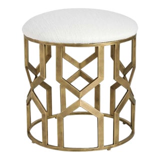 Uttermost Geometric Accent Stool For Sale