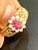 0.50 Carat Natural Ruby and Diamond 14 Karat Yellow Gold Ring For Sale In New York - Image 6 of 18