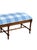 English Faux Bamboo Bench in Serena & Lily For Sale - Image 6 of 11