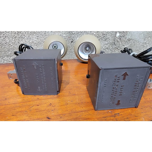 Metal Pair Lightolier "Lytegem" Task Lamps by Michael Lax - A Pair For Sale - Image 7 of 12