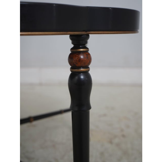 1990s Maitland Smith Paint Decorated Carved & Gilt Tray Top Cocktail Coffee Table For Sale - Image 5 of 14