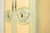 Baker Furniture French Regency Louis XVI Cream Lacquered Armoire Dresser or Linen Press, Circa 1960s For Sale - Image 9 of 16
