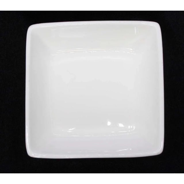 Modern Waldorf Astoria Fortessa Fortaluxe Superwhite 4.5 Square Dip Dish For Sale - Image 3 of 7