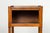 Petite French 19th Century Walnut Table with Open Shelf and Black Marble Top For Sale - Image 9 of 12