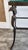 Hollywood Regency Late 20th Century Hollywood Regency Patinated Metal Console Table For Sale - Image 3 of 12