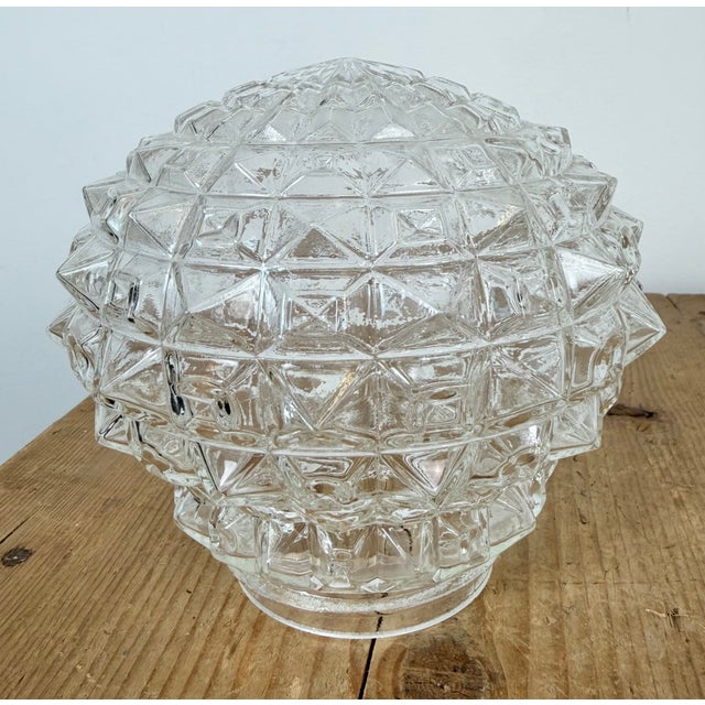 Vintage White Porcelain Ceiling Light, 1970s For Sale - Image 9 of 14