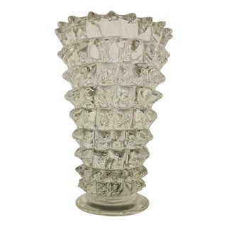 Rostrated Glass Vase attributed to Ercole Barovier for Barovier & Toso For Sale