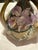 Art Nouveau Antique Hand Painted Ceramic Vase by Teplitz For Sale - Image 3 of 12