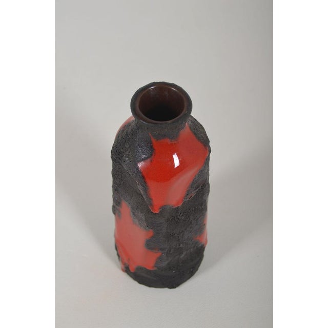 Ceramic Fat Lava Vase from Marei Keramik, West Germany, 1970s For Sale - Image 7 of 8