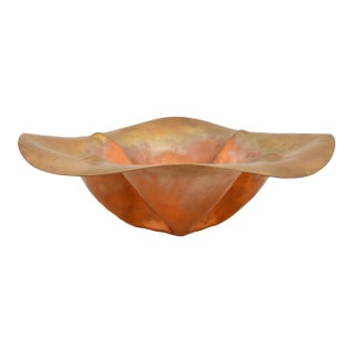 Thomas Roy Markusen (American, B. 1940) Large Sculptural Copper Bowl For Sale