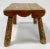 Early 20th Century Vintage Primitive Wood Log Stool For Sale - Image 5 of 12