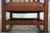Brown Antique L&jg Stickley Leather Seat Rocking Chair For Sale - Image 8 of 18