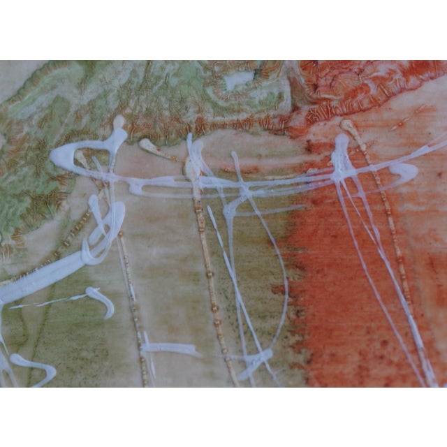 "Wonderland #16" Abstract Framed Minimal Painting For Sale - Image 4 of 6