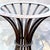 Kreiss Modern Kreiss Trieste Collection 60" Round Travertine & Wrought Iron Center or Dining Table For Sale - Image 4 of 14