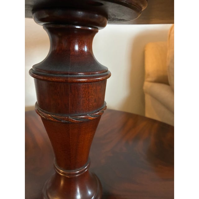 Vintage Solid Wood Two Tiered End Table For Sale - Image 12 of 17