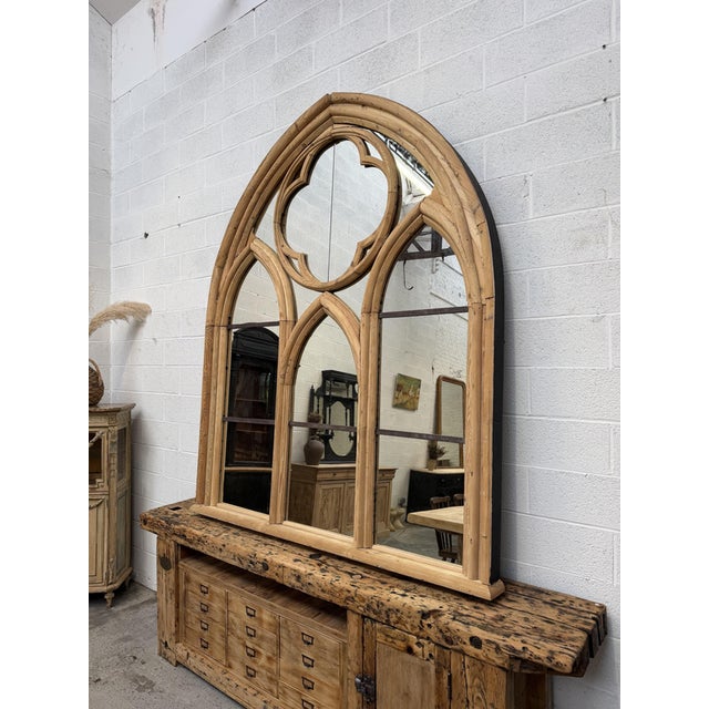 19th Century Late 19th Century Gothic Mirror For Sale - Image 5 of 12