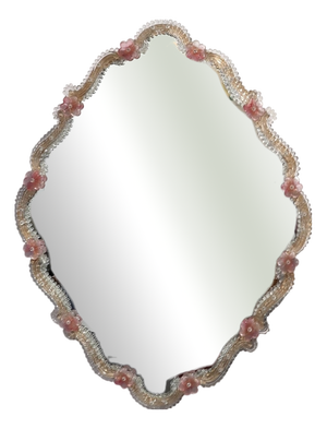Murano Glass Wall Mirror, 1960s