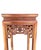 Antique Chinese Hand Carved Rosewood Pedestal Stands Pair For Sale - Image 4 of 9