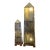 Set of 2 Antique Mirrored Obelisks For Sale