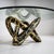 Coffee Table with Bronze Base, Late 20th Century For Sale - Image 9 of 10