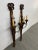 Design Plus Gallery presents a Pair of Antique Wall Sconces. The beautiful pair do homage to the mighty oak tree with...