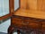 Vintage Carved Queen Anne Style Display Cabinet For Sale - Image 13 of 18