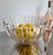 1950s Vintage Sculptural Ribbed Glass Centerpiece Bowl For Sale - Image 5 of 5