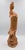 Almond Vintage Guanyin the Bodhisattva of Compassion Hand Carved Wood Statue Figure For Sale - Image 8 of 10
